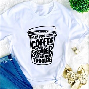 May your coffee be strong, women’s shirt